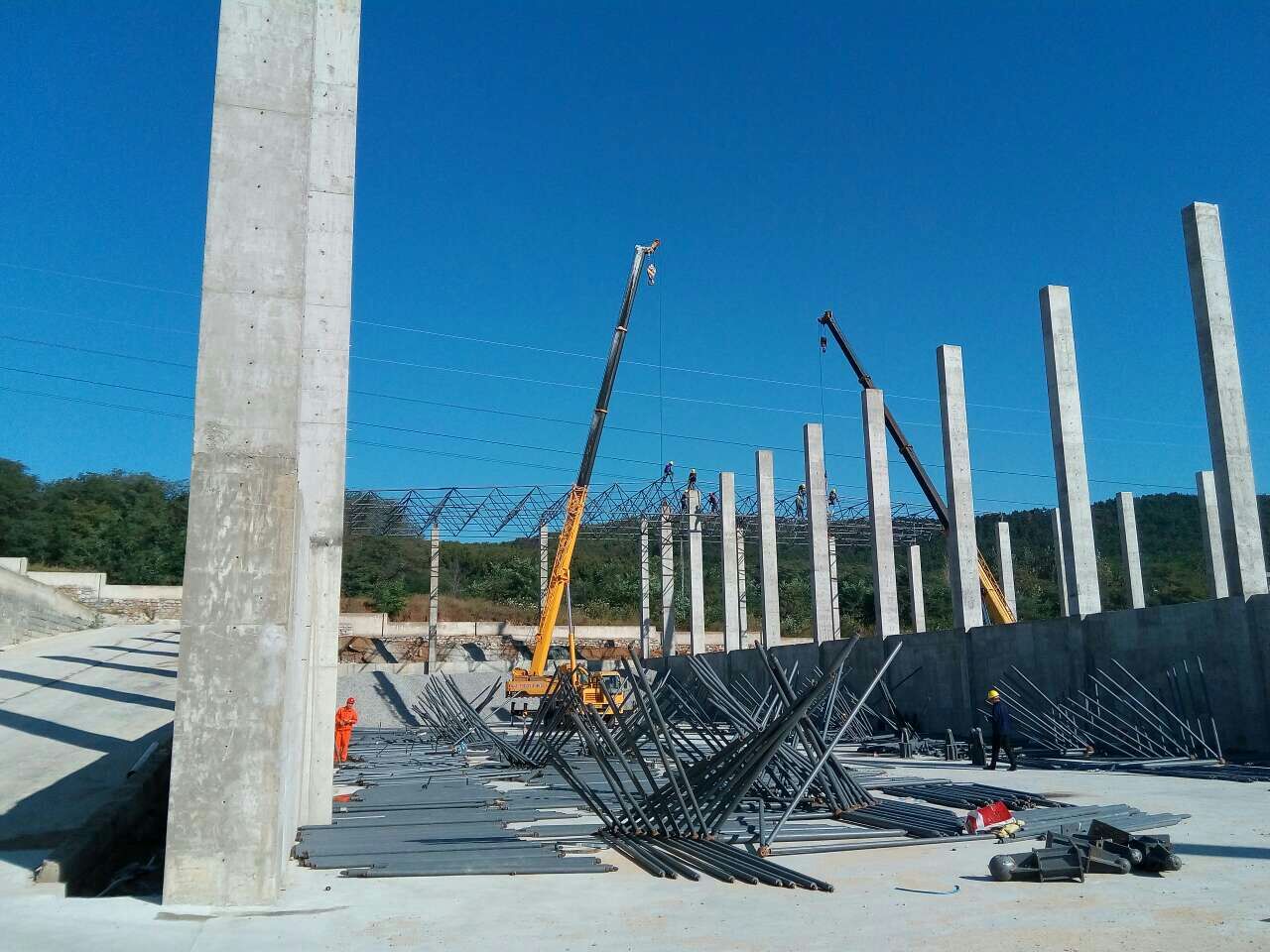 乌海搅拌站网架